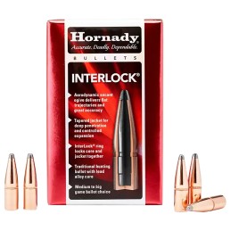 Hornady 3235 InterLock  8mm .323 170 gr Round Nose 100 Per Box 15 Case