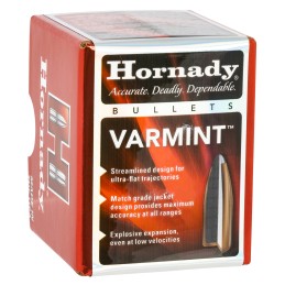 Hornady 2265 Traditional Varmint 22 Cal .224 55 gr Spire Point 100 Per Box 40 Case