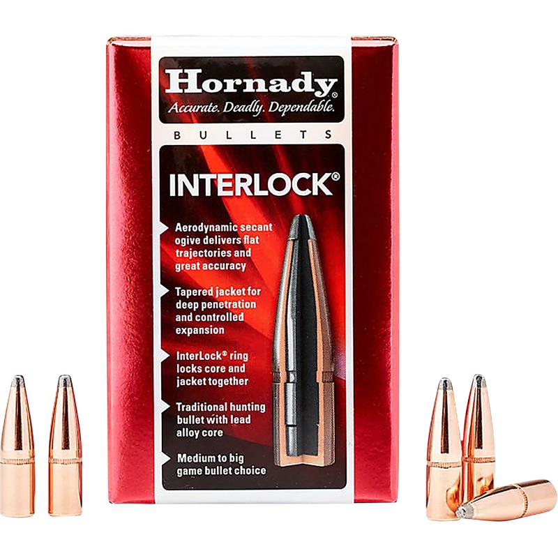 Hornady 2740 InterLock  270 Cal .277 150 gr Spire Point 100 Per Box 15 Case