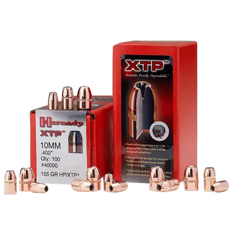 Hornady 35571 XTP  9mm .355 124 gr Hollow Point 100 Per Box 25 Case