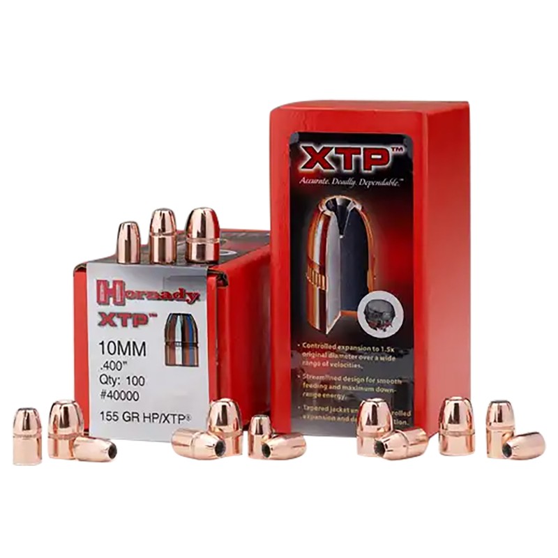 Hornady 35580 XTP  9mm .355 147 gr Hollow Point XTP 100 Per Box 25 Case