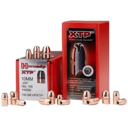 Hornady 40060 XTP  10mm Auto .400 200 gr Hollow Point XTP 100 Per Box 15 Case