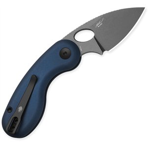 Microbe Button Linerlock Blue