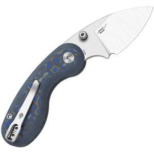 Kizer Cutlery 5.41" 14C28N Stainless Steel Black Micarta V2742A6