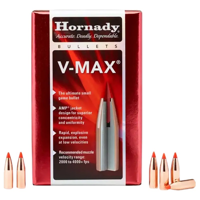 Hornady 22004 VMax  20 Cal .204 32 gr V Max 100 Per Box 40 Case