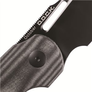 October Linerlock Blk Micarta