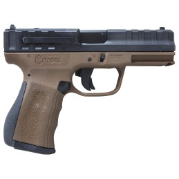 Citadel CITCP9BNZ Centurion CP9 Compact Frame 9mm Luger 141 4 Black Steel Barrel Black Optic ReadySerrated Steel Slide Bronze Po