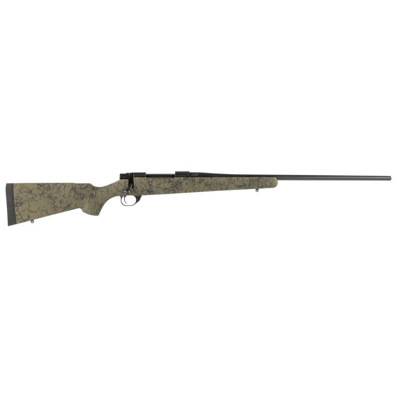 Howa HHS62503 M1500 HS Precision 6.5 Creedmoor 51 22 Barrel Black Metal Finish Green Black Webbed Fixed HS Precision Stock