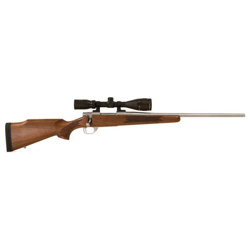 Howa HWH65CTS M1500 Standard Hunter 6.5 Creedmoor 51 22 Stainless Steel Threaded Barrel Stainless Steel Receiver Fixed Walnut St