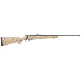 Howa HHS43164 M1500 HS Precision 308 Win 51 22 Threaded Barrel Black Metal Finish Tan Black Webbed Fixed HS Precision Stock