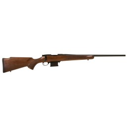 Howa HWH223 M1500 Mini Hunter 223 Rem 51 22 Blued Threaded Barrel Blued Drilled  Tapped Steel Receiver Walnut Fixed Stock Right 