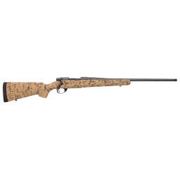 Howa HHS43334 M1500 HS Precision 300 Win Mag 31 24 Blued Threaded BarrelRec Tan with Black Webbed HS Precision Stock