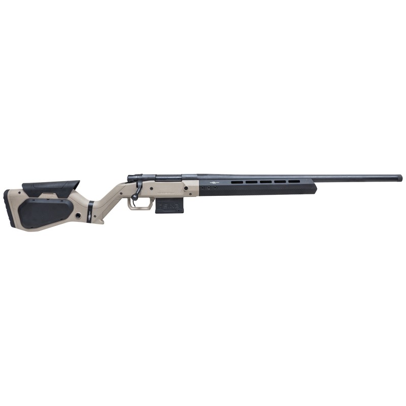 Howa HHERA65CHBTAN M1500 Hera 6.5 Creedmoor 51 24 Heavy Threaded Barrel Black Rec Tan  Black Hera H7 Chassis Stock