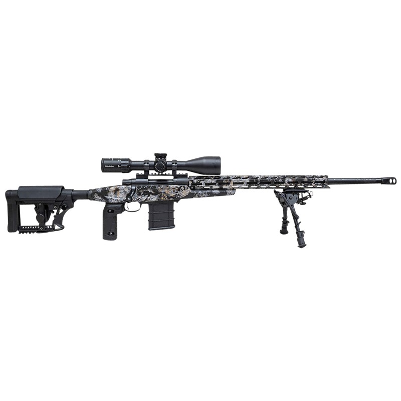 Howa HCRA308SKY M1500 APC Chassis 308 Win 24 Heavy Barrel 101 3 Kryptek Skyfall Camo LuthAR MBA4 Stock with Aluminum Chassis 416