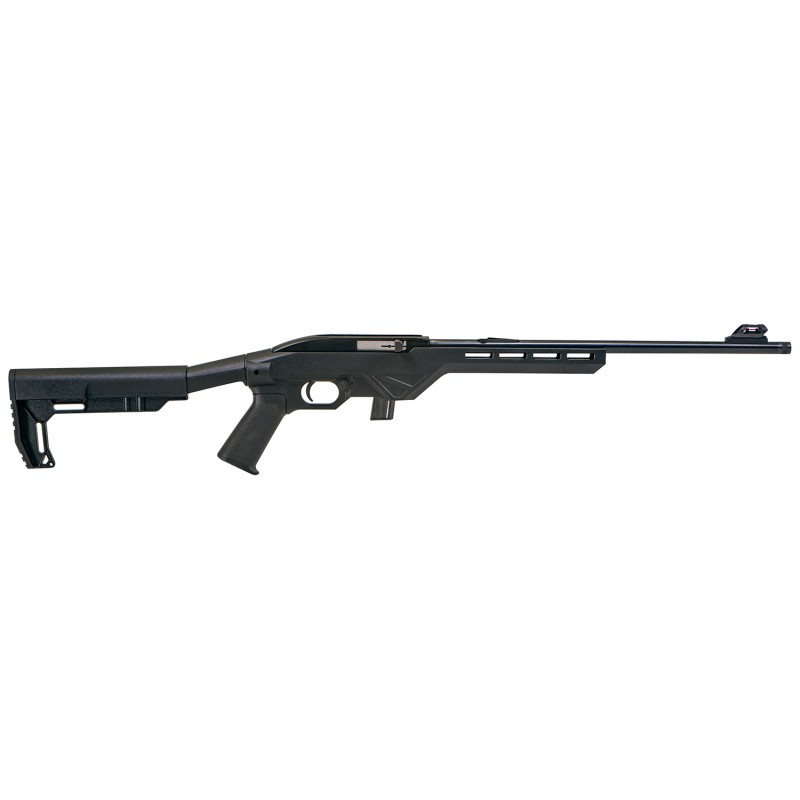 Citadel CIT22LRB Trakr  22 LR 101 18 Blued Steel Threaded Barrel  Receiver Lightweight Synthetic Black Synthetic Stock