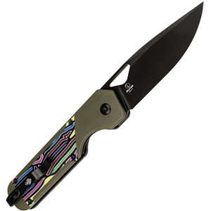 Mini Militaw Framelock Green