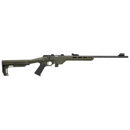 Citadel CIT22LRBLTODG Trakr  22 LR 101 18 Blued Steel Barrel  Receiver OD Green Synthetic Stock