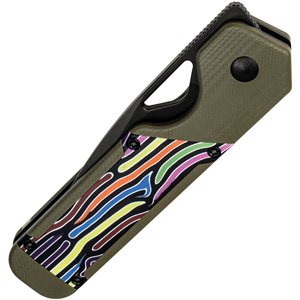 Mini Militaw Framelock Green