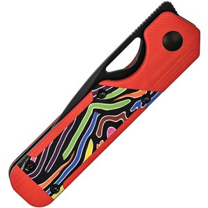 Mini Militaw Framelock Red