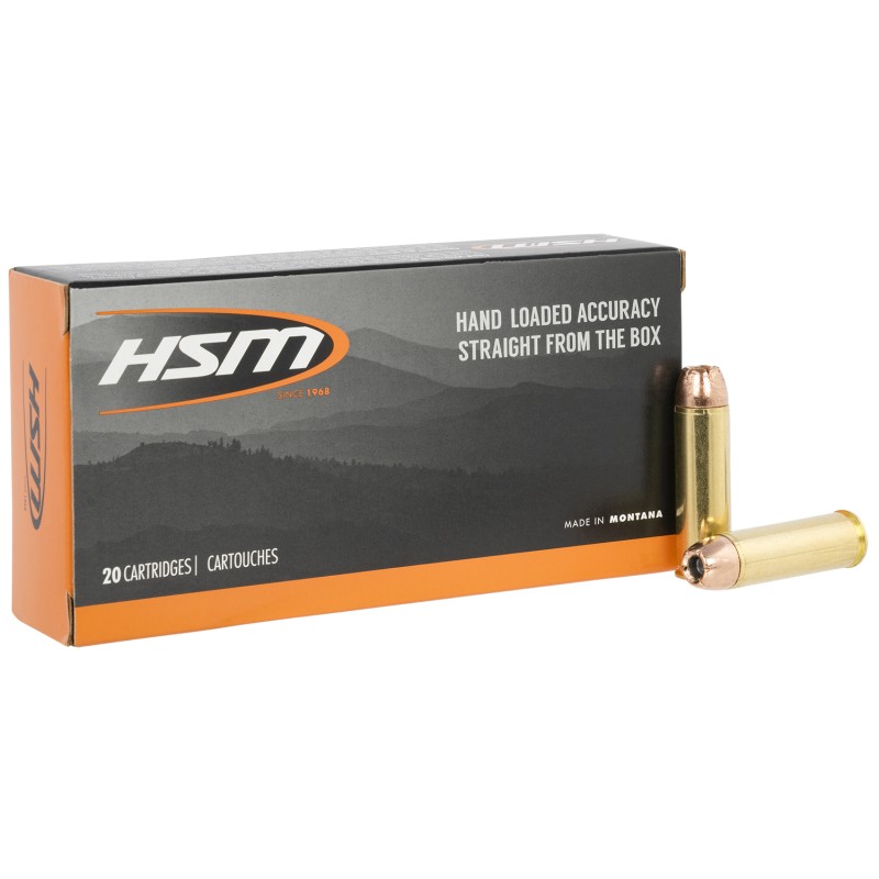 HSM 500SW1N Classic  500 SW Mag 350 gr Jacket Hollow Point 20 Per Box 25 Case