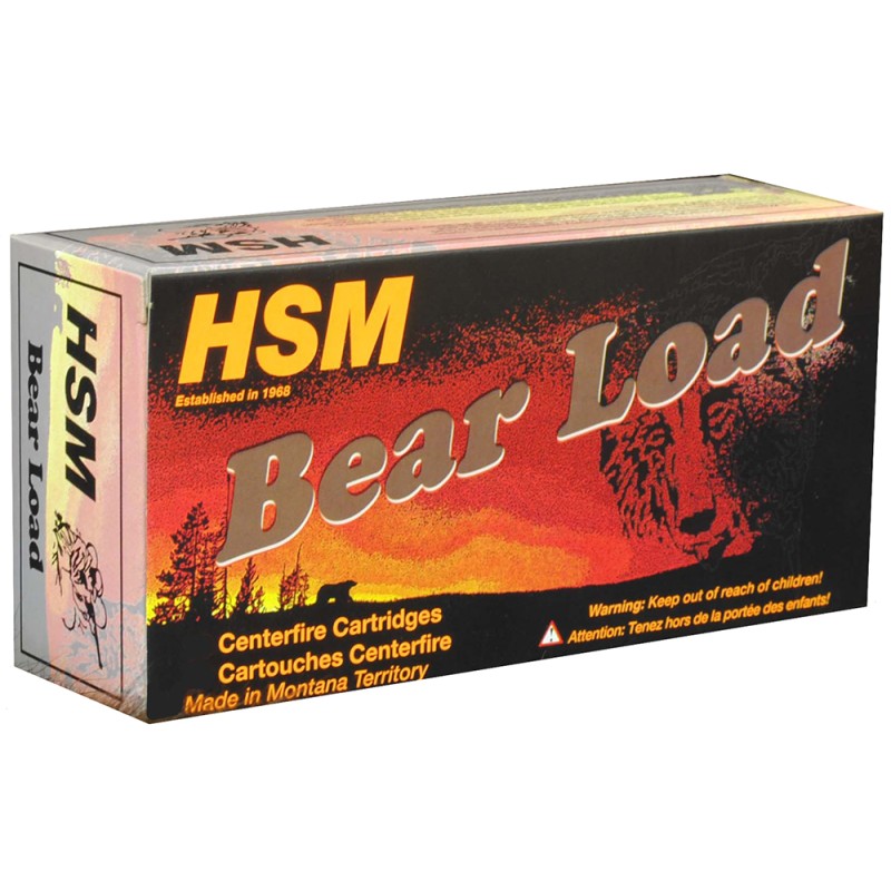 HSM 35718N Bear Load  357 Mag 180 gr Lead Round Nose Flat Point 50 Per Box10 Case