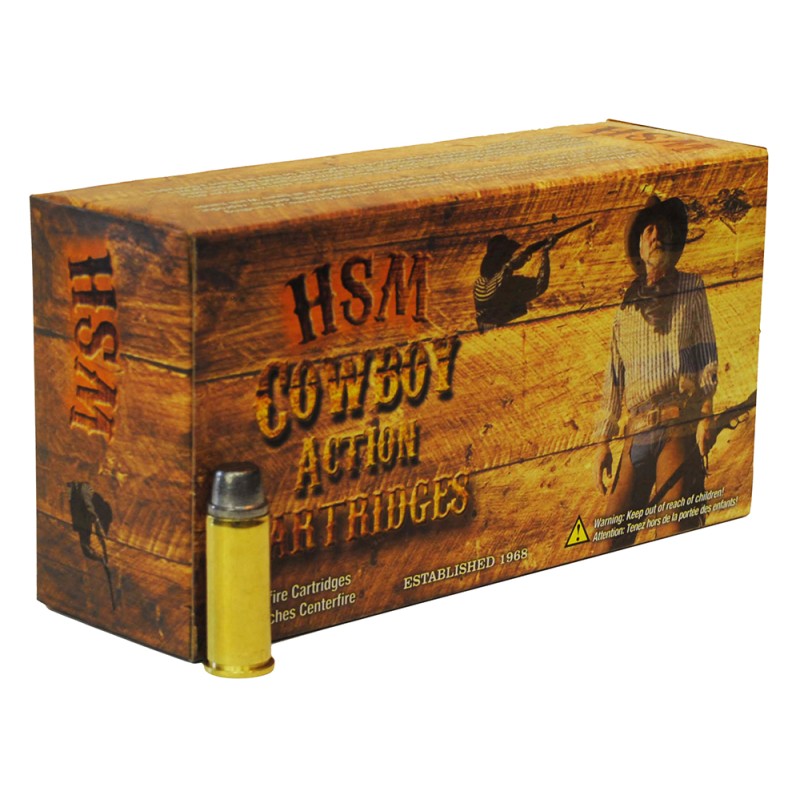 HSM 411N Cowboy Action  41 Rem Mag 210 gr Semi Wadcutter 50 Per Box 10 Case