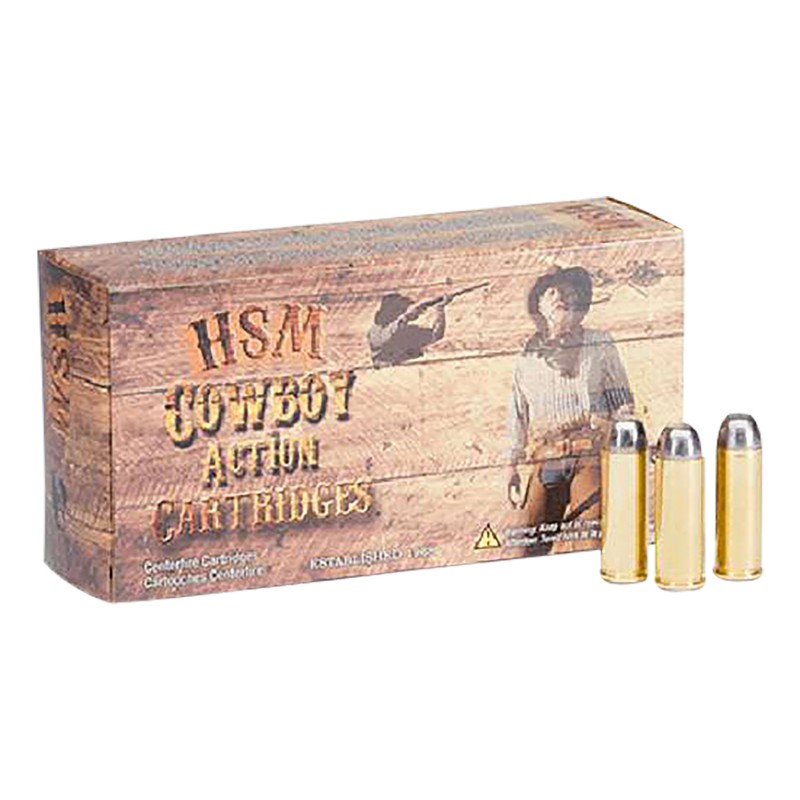 HSM 383N Cowboy Action  38 Special 148 gr Semi Wadcutter 50 Per Box 10 Case