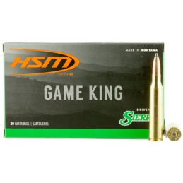 HSM 338LAPUA14N Game King  338 Lapua Mag 215 gr Sierra GameKing Spitzer Boat Tail 20 Per Box 20 Case