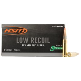 HSM 7MM0810N Low Recoil  7mm08 Rem 140 gr Orange Polymer Tip 20 Per Box 25 Case