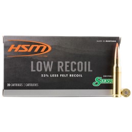 HSM 30844N Low Recoil  308 Win 150 gr Orange Polymer Tip 20 Per Box 25 Case