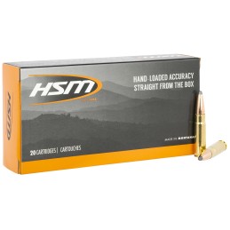 HSM 300BLK14N Standard  300 Blackout 150 gr Soft Point Boat Tail 20 Per Box 25 Case