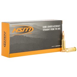 HSM 6ARC1N Centerfire Rifle VMax 6mm ARC 75 gr Jacket Hollow Point 20 Per Box 25 Case