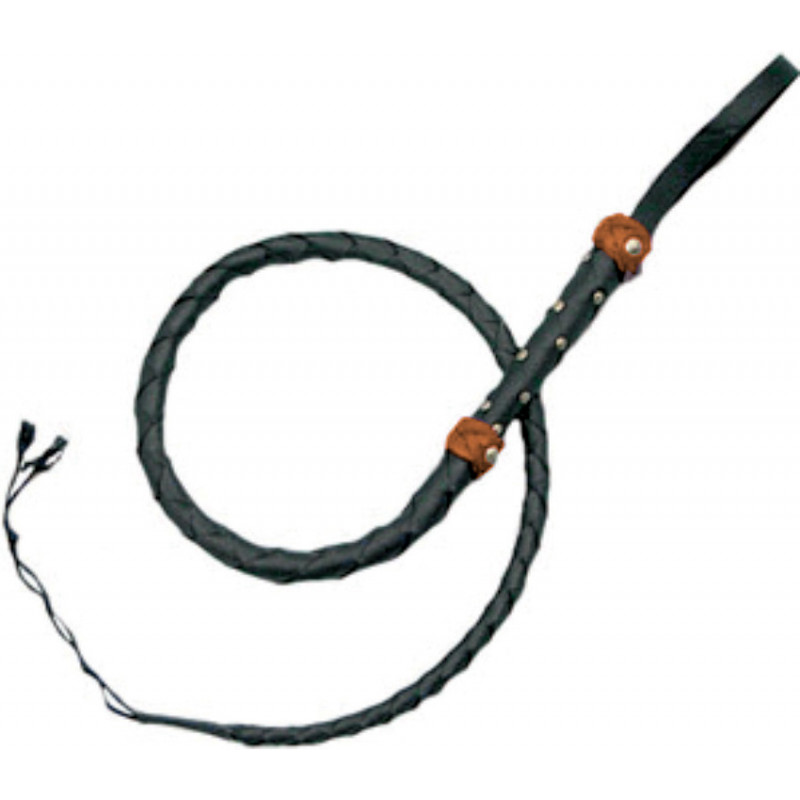 Mini Split Hide Bullwhip Black