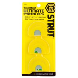 HS Strut 05933 Ultimate Starter Pack  Diaphragm Call Attracts Turkeys Yellow 3 Per Pkg