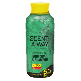 ScentAWay 07755 Max Green Soap Odor Eliminator Odorless Scent Vegetable Proteins 12 oz Liquid