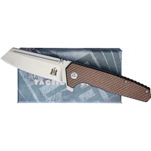 Linerlock Red Carbon Fiber