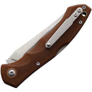 Lockback Brown Micarta