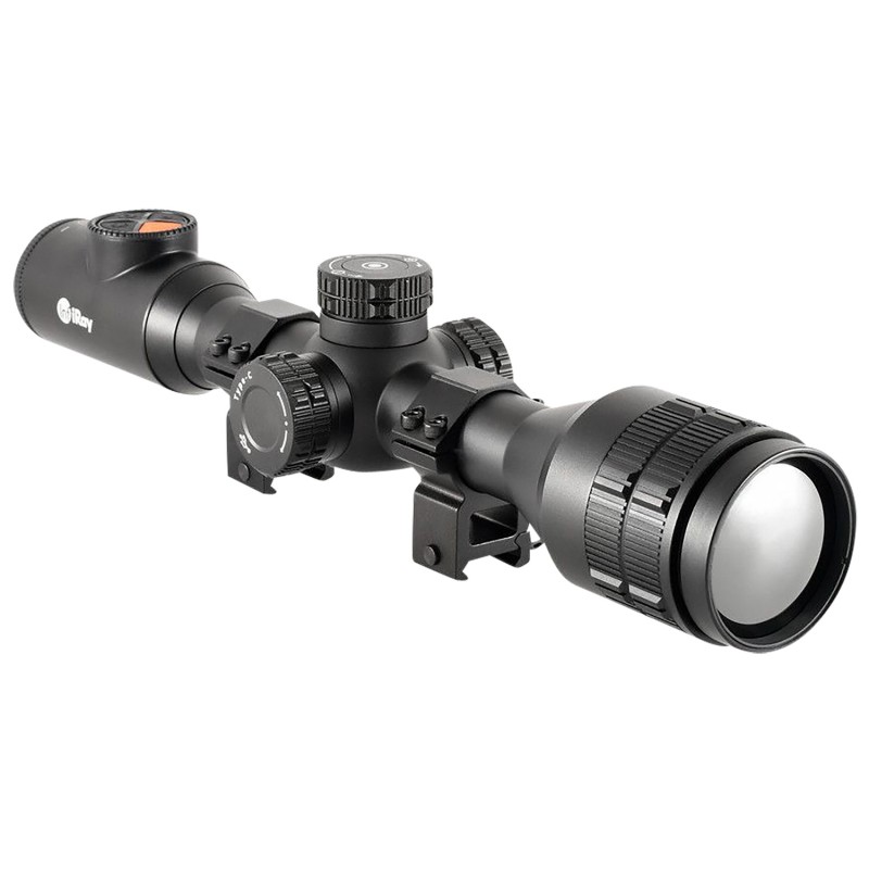 iRay USA TH50CV2 Bolt TH50C V2 Thermal Weapon Sight Thermal Rifle Scope Black 3.5x 50mm Multi 2 Dynamic5 Static Reticle Digital 