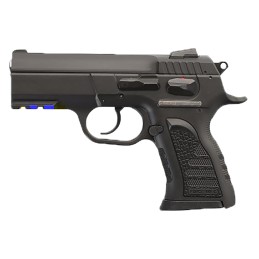 Tanfoglio IFG TFCOMPACTF10 Force Compact F 10mm Auto Caliber with 3.62 Barrel 111 Capacity Overall Black Finish Picatinny Rail F