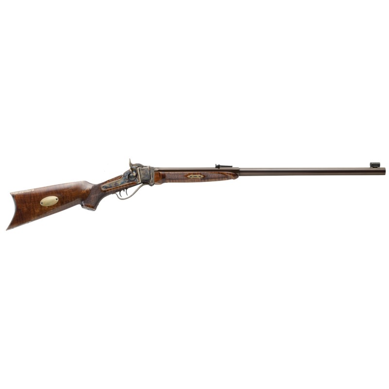 Davide Pedersoli 010S769457 1874 Old West 4570 Gov 1rd 30 Blued Barrel Color Case Hardened Steel Receiver Walnut Wood Stock Righ