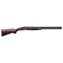 F.A.I.R. FRSLX600BL1228 SLX 600  12 Gauge 2rd 3 28 Vent Rib Black Barrel Steel Receiver wBlack Engraved Metal Finish Walnut Stoc