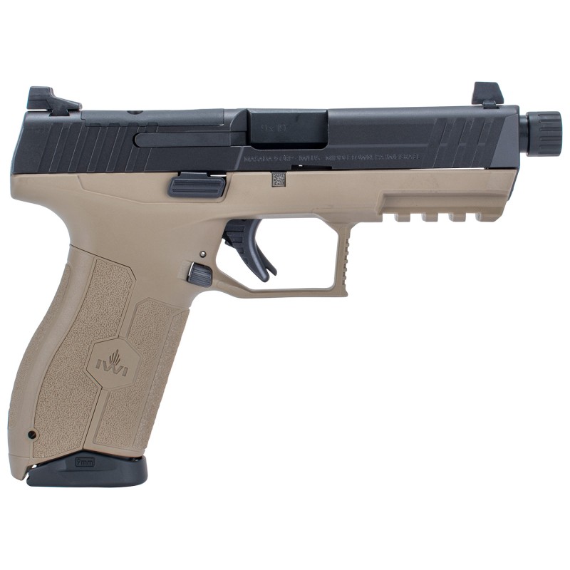 IWI US M9ORP17TFD MASADA  9mm Luger 4.60 TB 171 Flat Dark Earth Flat Dark Earth Interchangeable Backstrap Grip