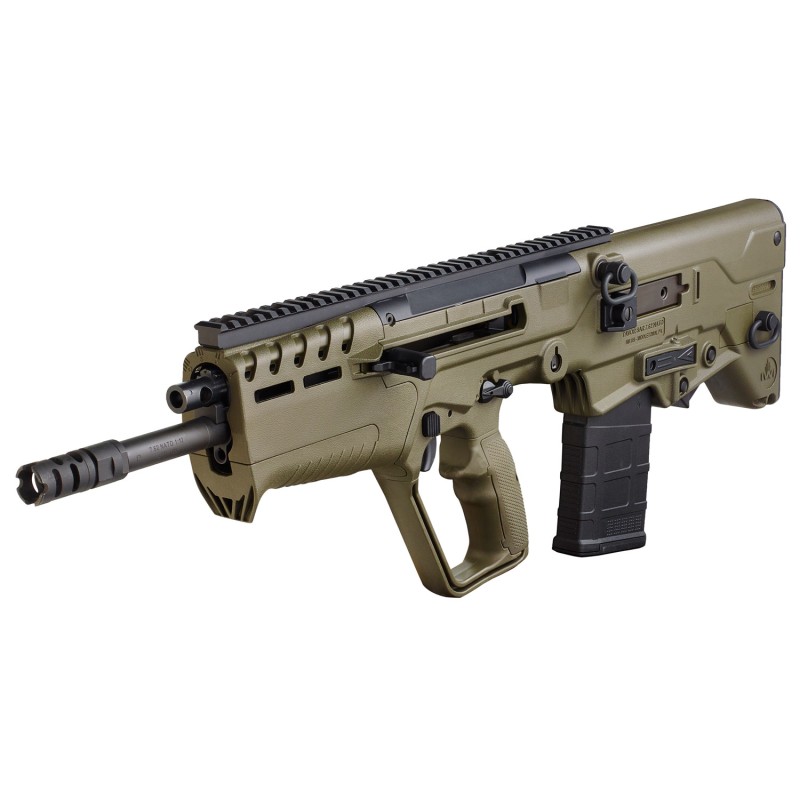 IWI US T7G16 Tavor 7 7.62x51mm NATO Caliber with 16.50 Barrel 201 Capacity OD Green Metal Finish OD Green Fixed Bullpup Stock  P