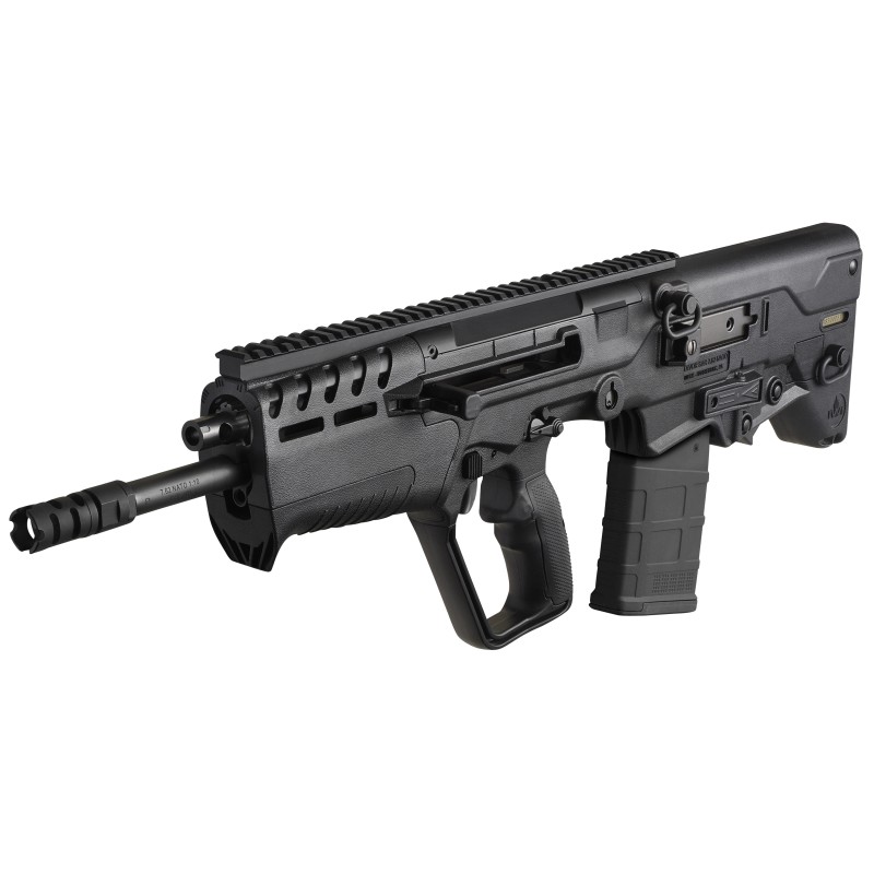 IWI US T7B20 Tavor 7 7.62x51mm NATO Caliber with 20 Barrel 201 Capacity Black Metal Finish Black Fixed Bullpup Stock  Black Poly