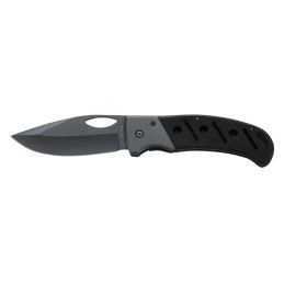 KaBar 3077 Gila  3.88 Folding Clip Point Plain Black Stonewashed 420HC SS Blade Black G10 Handle Includes Pocket Clip