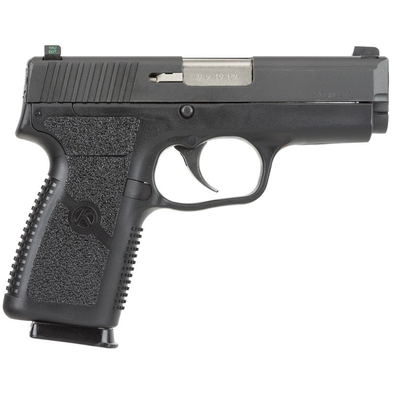 Kahr Arms KP9094N P CA Compliant 9mm Luger Caliber with 3.60 Barrel 71 Capacity Black Finish Frame Serrated Matte Black Stainles