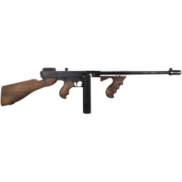 Thompson T5 1927A1 Lightweight Deluxe 45 ACP Caliber with 16.50 Barrel 201 Capacity Stick Blued Metal Finish Walnut Wood Stock G