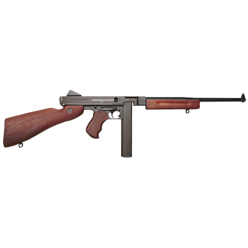 Thompson TM1 M1 Carbine Carbine 45 ACP Caliber with 16.50 Barrel 301 Capacity Stick Blued Metal Finish American Walnut Stock Woo