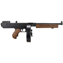 Thompson TA5 1927A1 Lightweight Deluxe 45 ACP Caliber with 10.50 Barrel 501 Capacity Drum Black Hard Coat Anodized Metal Finish 