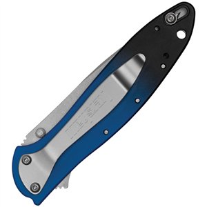 Leek Linerlock Blue Magna Cut